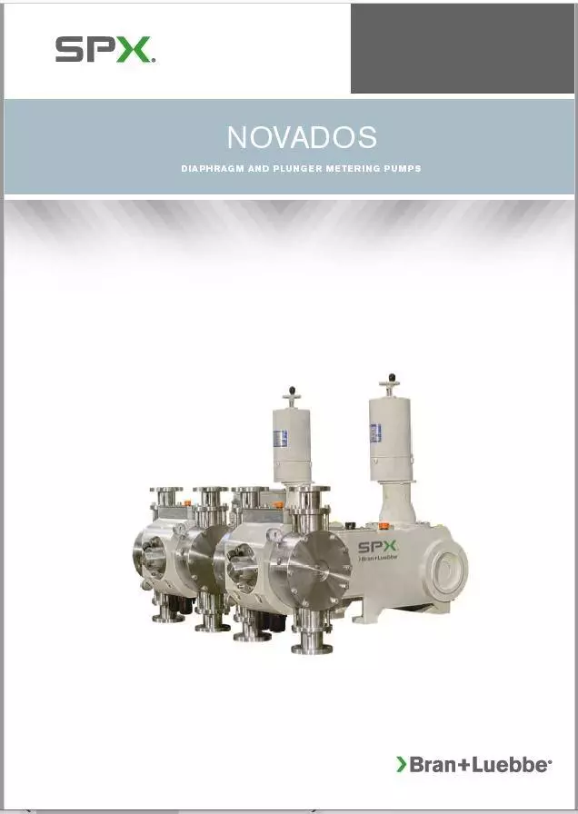 Novados. Diaphragm and plunger metering pumps